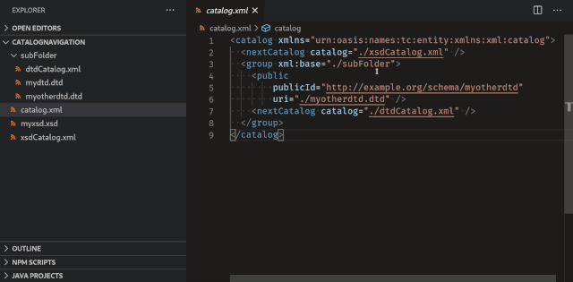 SeemlessCatalogNavigationOptimized Links create seamless navigation between catalogs and their entries.
